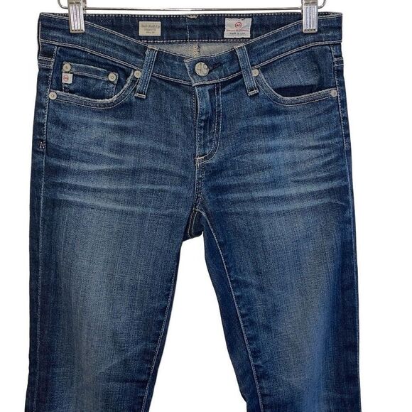 Adriano Goldschmied Women's Stilt Roll Up Cigarette Straight Jeans Blue Size 25R - Picture 2 of 11